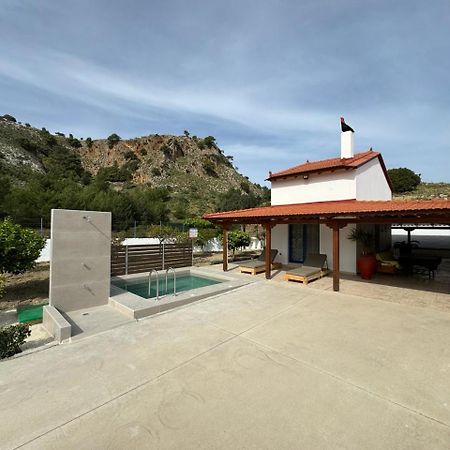 Aleyna House Lindos Area Villa Bagian luar foto